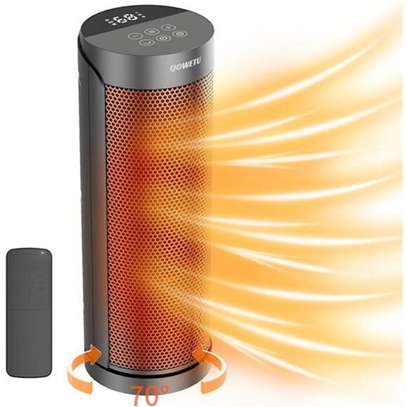 Portable Space Heater for Indoor with Remote - 70° Oscillating Electric Heater - Picture 8 of 8